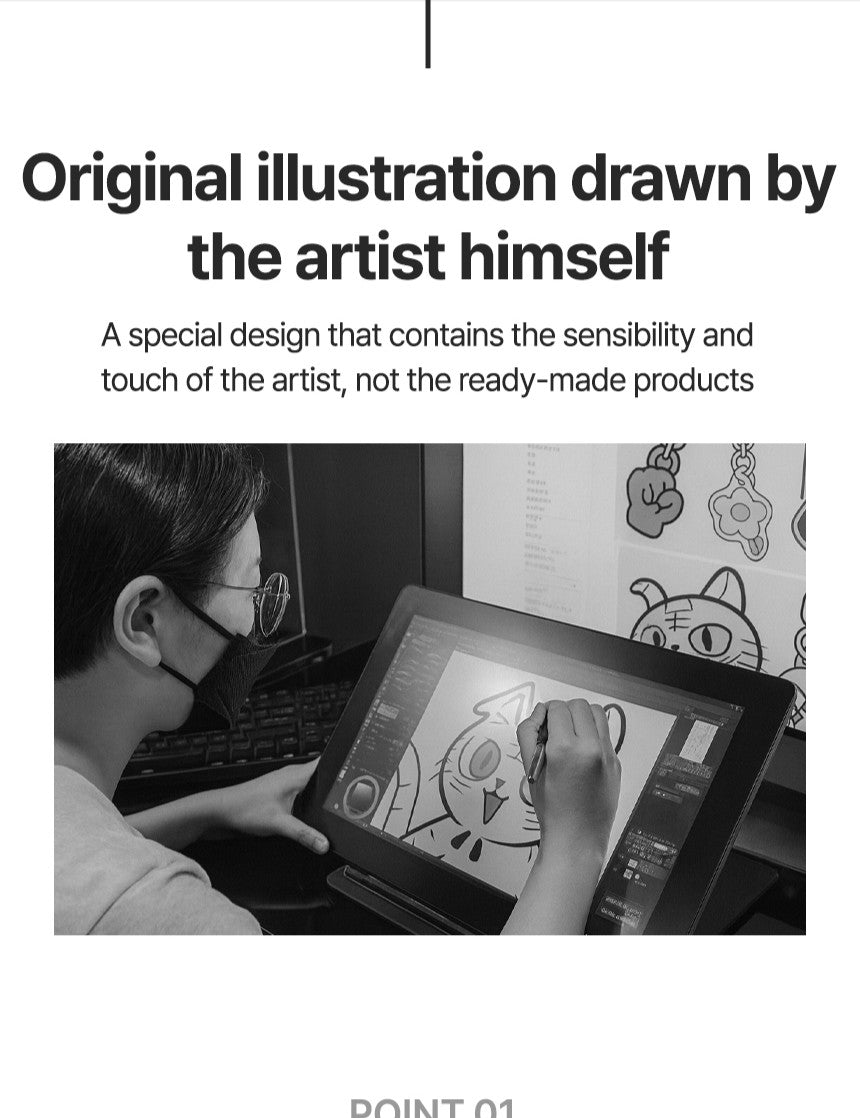 Korean Traditional Culture Acrylic Keyring Set (8 Designs) _ 韓国伝統文化イラストアクリルキーホルダー 8種セット _ 韩国传统文化插画亚克力钥匙扣套装（8款）_ 한국 전통 문화 일러스트 아크릴 키링 8종 세트